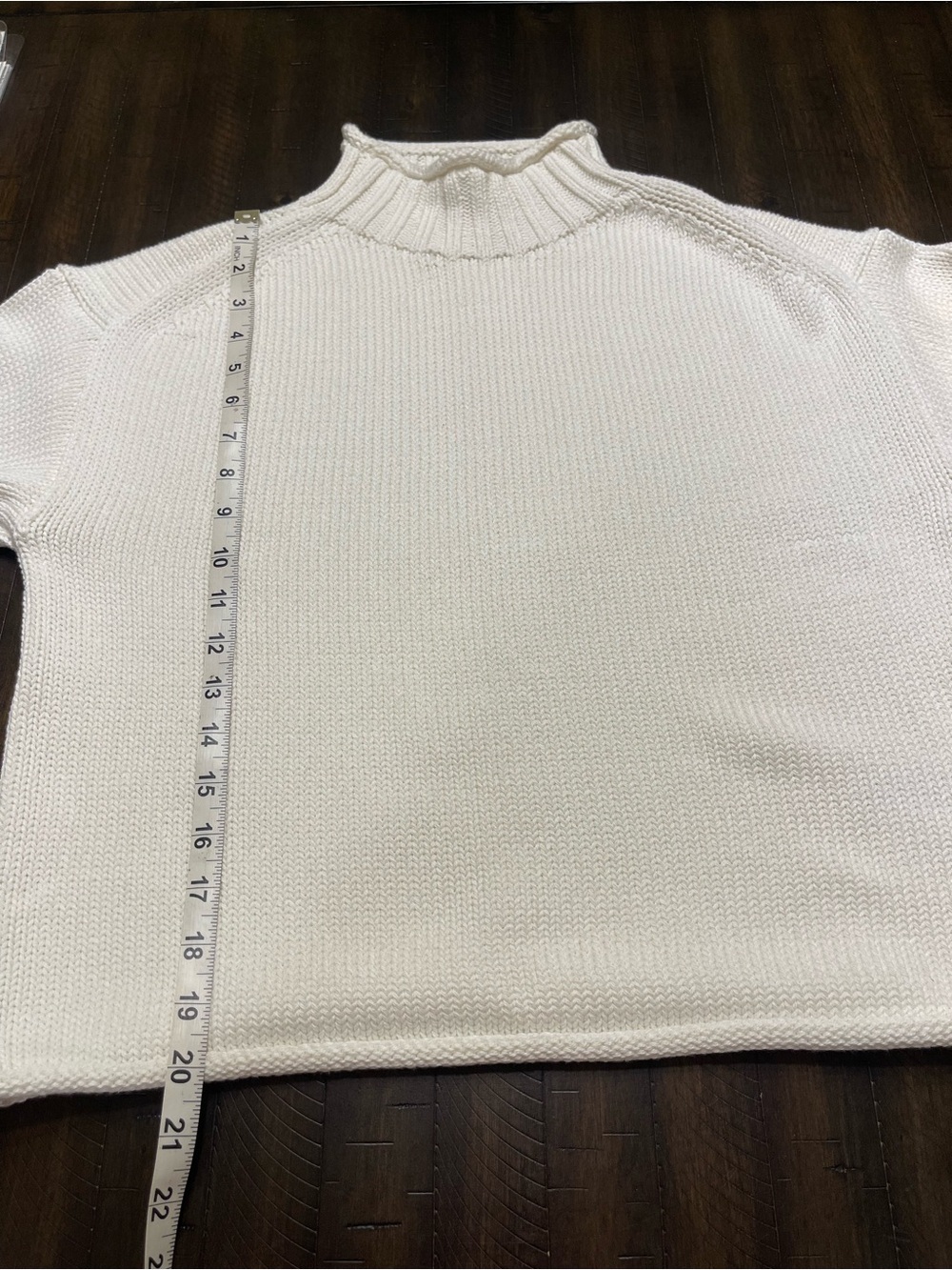 J. Crew Roll Neck Cream Oversized Sweater NWT XXS CX415 $98 - Picture 4 of 8